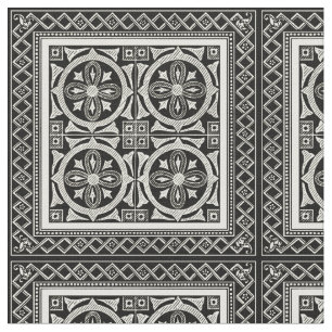 Black and White Mandala Motif by Vision Studio Fabric