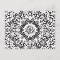 Black and White Mandala