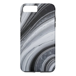 Black and white marble abstract iPhone 8 plus/7 plus case