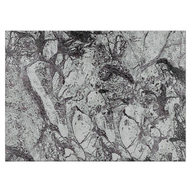 Black and White Marble Cutting Board (Front)
