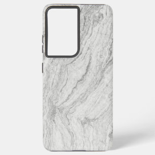 Black And White Marble Seamless Texture Samsung Galaxy Case