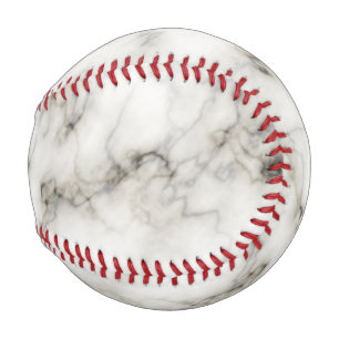black and white marble stone finish baseball