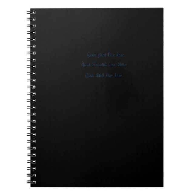 Black and white marbled print composition notebook (Front)