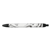 Black and white marbling b)