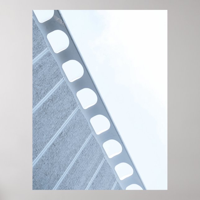 Black and white metal frame poster (Front)