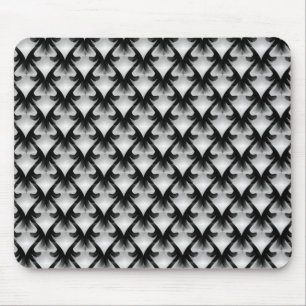 Black and White Metropolitan Glam Mousepad