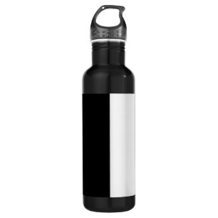 Black And White Middle Customise This 710 Ml Water Bottle
