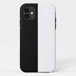 Black And White Middle Customise This iPhone 11 Case