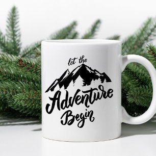 Black and White Minimalist Coffee Mug