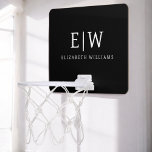 Black and White Minimalist Modern Monogram Mini Basketball Hoop<br><div class="desc">Introducing our Black and White Minimalist Modern Monogram Collection: Embrace simplicity and sophistication with our minimalist designs, curated to elevate your style effortlessly. Crafted with a keen eye for modern aesthetics, this collection features sleek black and white designs accentuated by personalised monograms. From chic stationery to versatile accessories, our collection...</div>