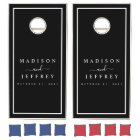 Black and White Minimalist Personalised Wedding