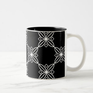 Black And White Modern Art Deco Mug