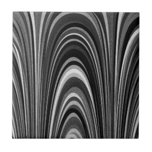 Black and White Modern Ceramic Tile