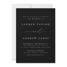 Black and White Modern Classic 1 Wedding
