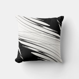 Black and White Modern Cushion