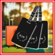 Black and White | Modern Initials Monogram