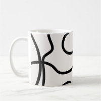 Black And White Modern Minimal Line Brush Strokes