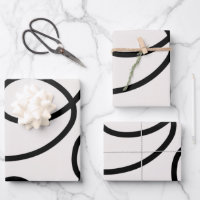 Black And White Modern Minimal Line Brush Strokes