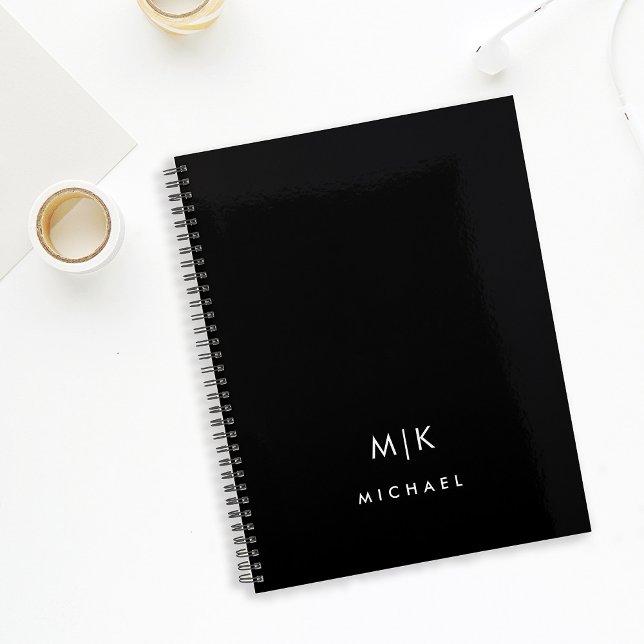 Black and White | Modern Monogram Planner (Creator Uploaded)