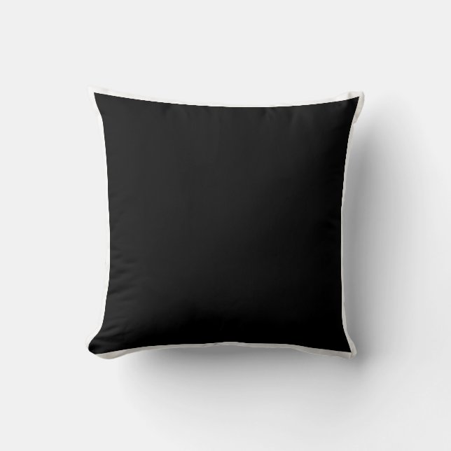 black and white  modern  pillow STRIPES (Front)