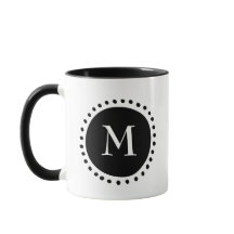 Black and White Monogram 