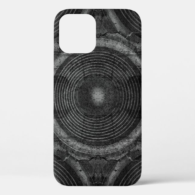 Black and white music speakers Case-Mate iPhone ca Case (Back)