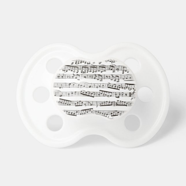 Black and white musical notes dummy (Front)