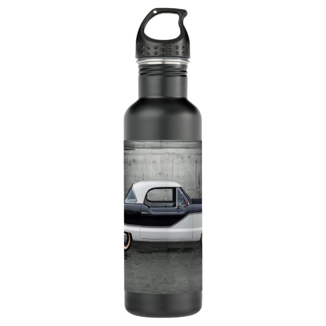 Black and White Nash Metropolitan 710 Ml Water Bottle (Front)