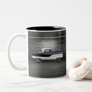 Black and White Nash Metropolitan Two-Tone Coffee Mug