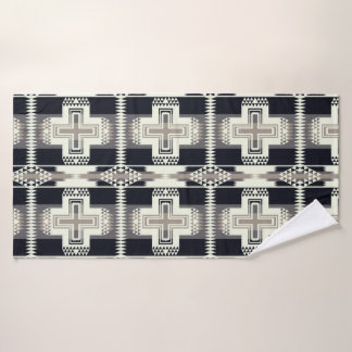 Black and White Native American Design Towel Set