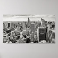 Black and White New York Skyline