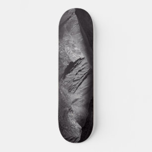 black and white night sky skateboard