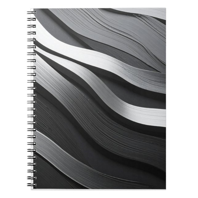 black and white notebook (Front)