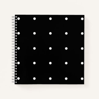 Black and white notebook