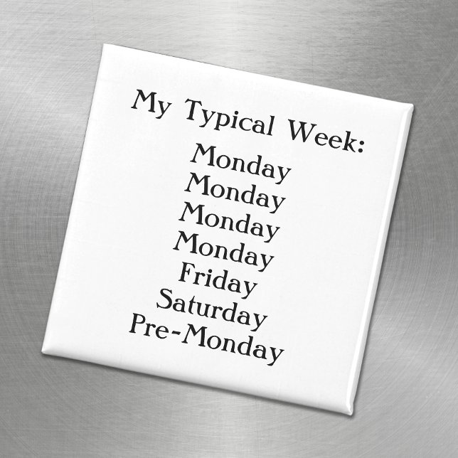 Black and White Office Humour Magnet (Creator Uploaded)