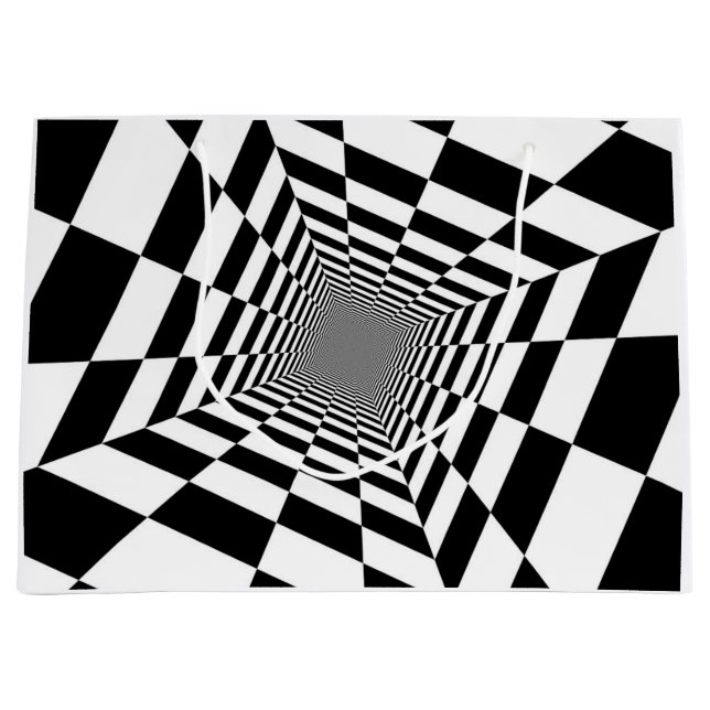 BLACK AND WHITE PAPER Gift Bag (Front)