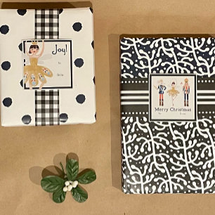 Black and White Paper Trio