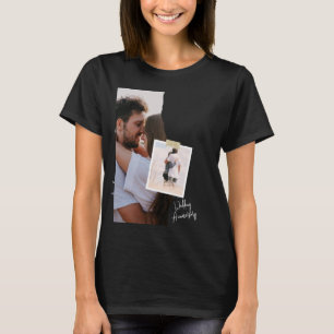 Black and White Paper Wedding Anniversary T-Shirt
