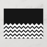 Black and White. Part Zig Zag, Part Plain Black.