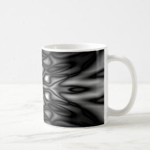 Black and white pattern coffee mug