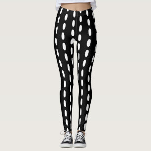 Black and White Pattern Leggings