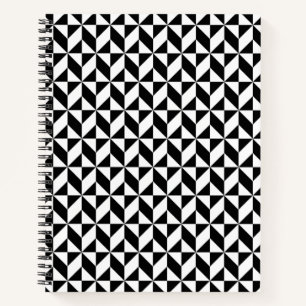 Black and White Pattern Notebook