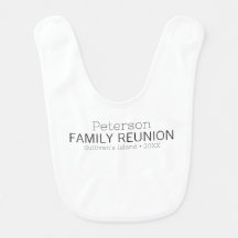 Black and White Personalised Family Reunion