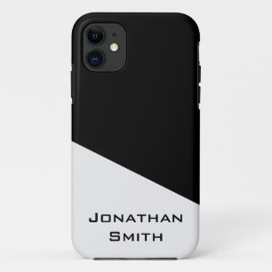 Black and White Personalised Modern iPhone 5 Case