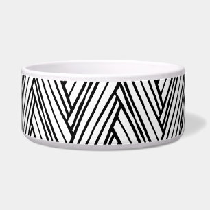 Black and White Pet Bowl
