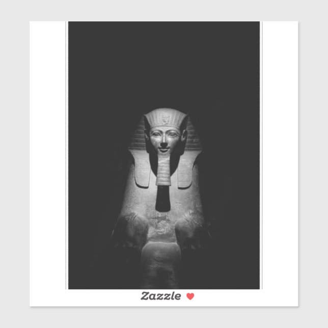 Black and white pharaoh king (Sheet)