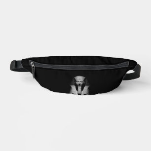 Black and white pharaoh king bum bags