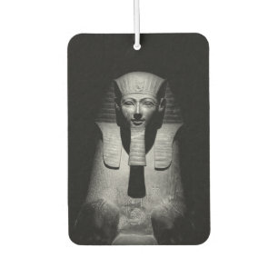 Black and white pharaoh king car air freshener