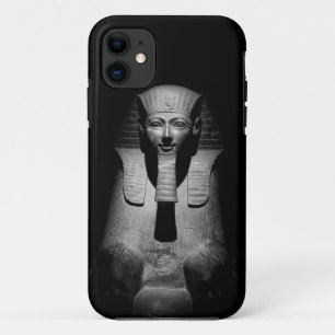 Black and white pharaoh king iPhone 11 case
