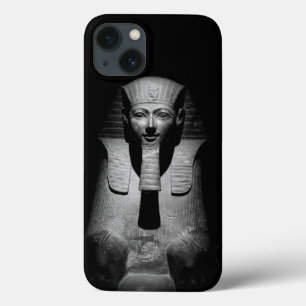 Black and white pharaoh king iPhone 13 case
